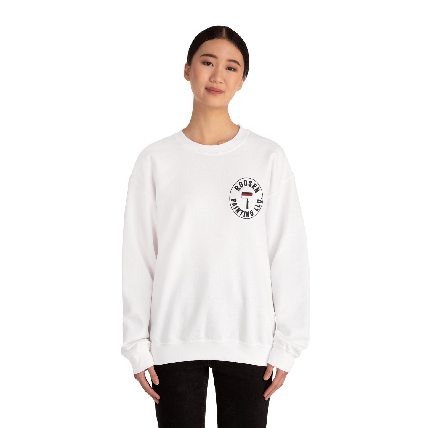 Roosen Painting Logo Front & Back Unisex Crew Neck