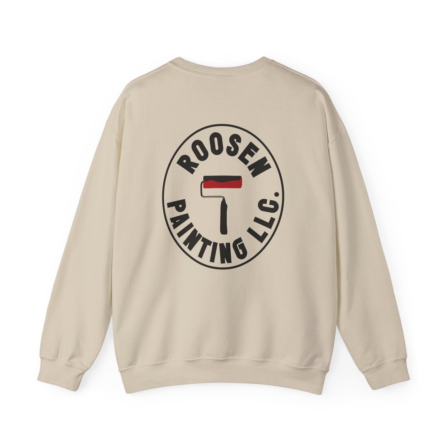 Roosen Painting Logo Front & Back Unisex Crew Neck