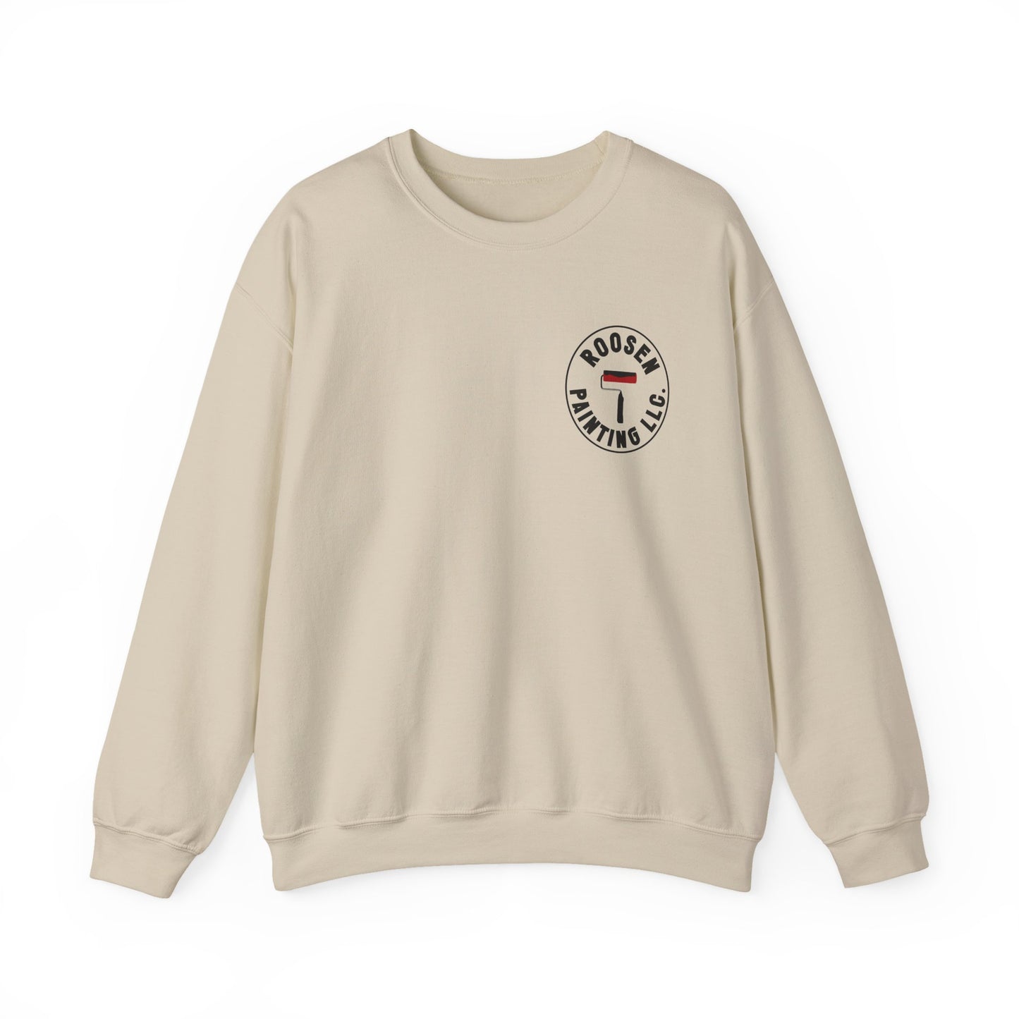 Roosen Painting Logo Front & Back Unisex Crew Neck