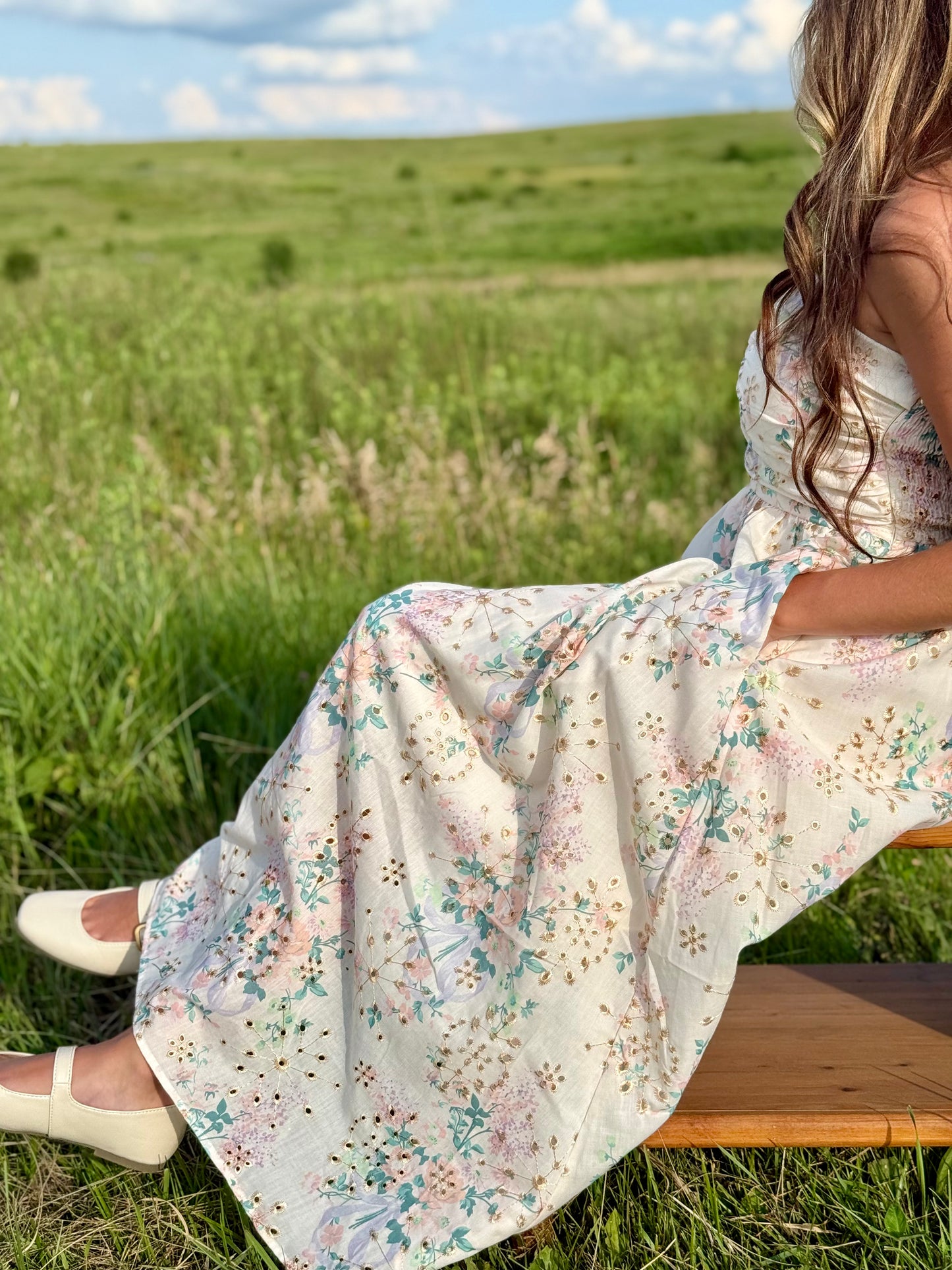 Spring Bloom Midi Dress